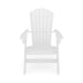 SoPoly St Simons Curved Back Adirondack Chair - Aqua Gear Supply