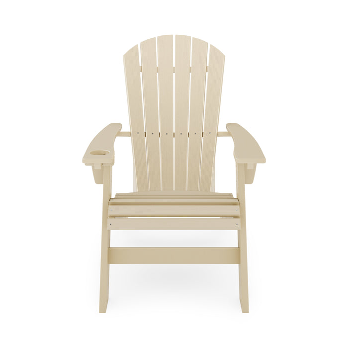 SoPoly St Simons Curved Back Adirondack Chair - Aqua Gear Supply