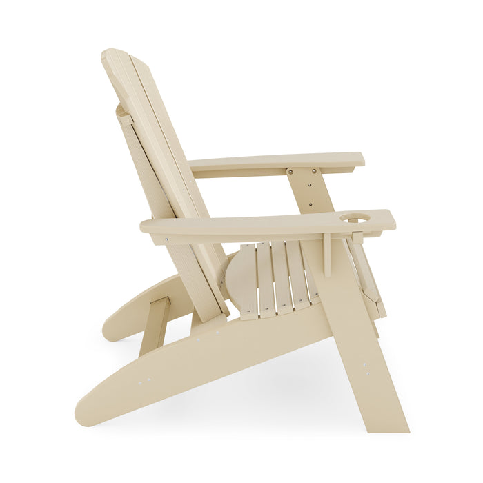 SoPoly St Simons Curved Back Adirondack Chair - Aqua Gear Supply