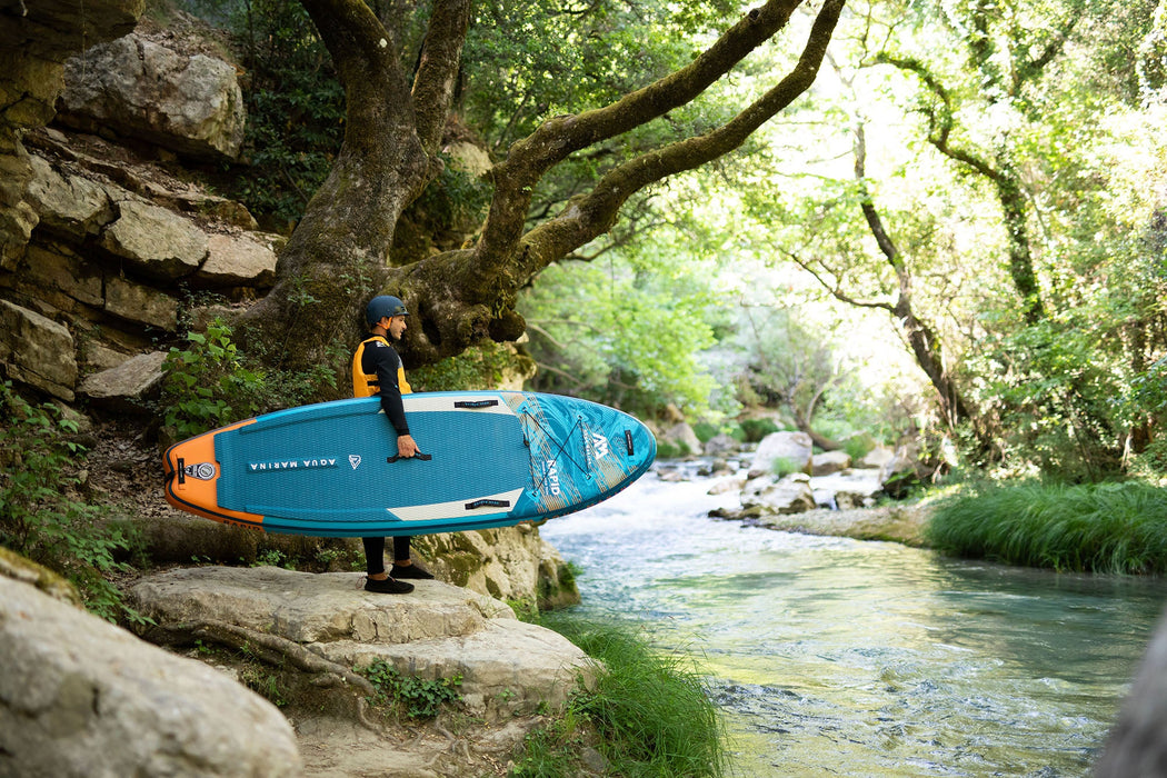Aqua Marina RAPID 9'6" Inflatable Paddle Board River SUP - Aqua Gear Supply