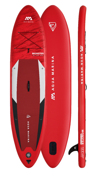 Aqua Marina MONSTER 12'0" Inflatable Paddle Board All-Around SUP - Aqua Gear Supply