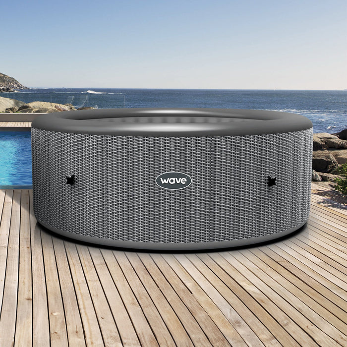 Atlantic | 4/6-Person Inflatable Hot Tub | Round | Integrated Heater - Aqua Gear Supply