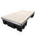 Patriot Docks Floating Platform w/ Tan Poly Decking on a white background