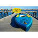 Blue and yellow kayak on a dock with people in the background and text 'Getting Ready to Paddle!'.