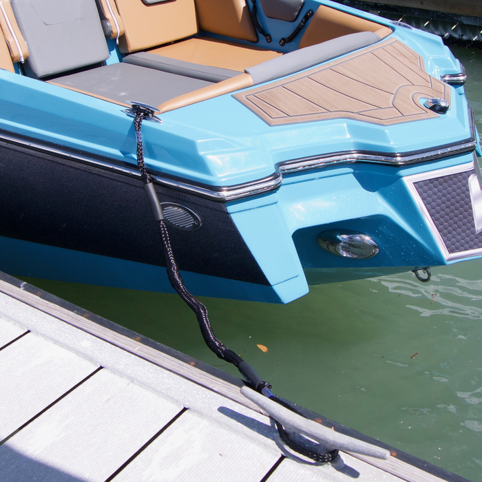 NautiCurl Bungee Boat Ropes - Shock Absorbing (2 Ropes)