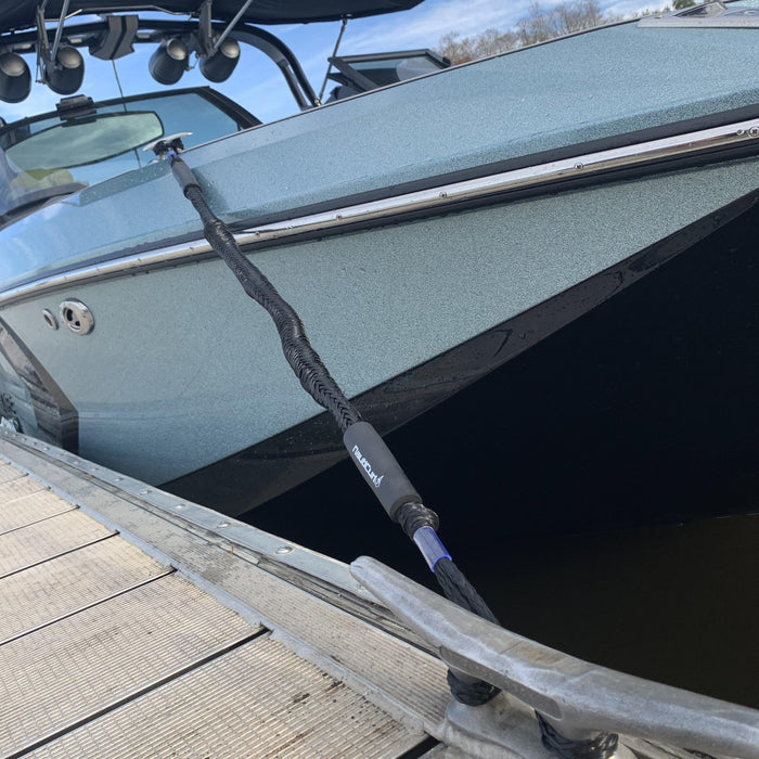 NautiCurl Bungee Boat Ropes - Shock Absorbing (2 Ropes)