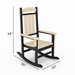SoPoly Callaway Porch Rocker - Aqua Gear Supply