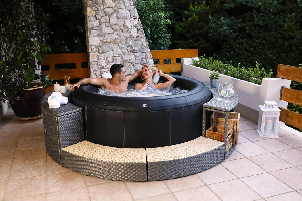 MSPA CAMARO, PREMIUM SERIES, Inflatable Hot Tub & Spa, 138 Air Bubble System, One Piece Quick Setup, Round - 6 Persons