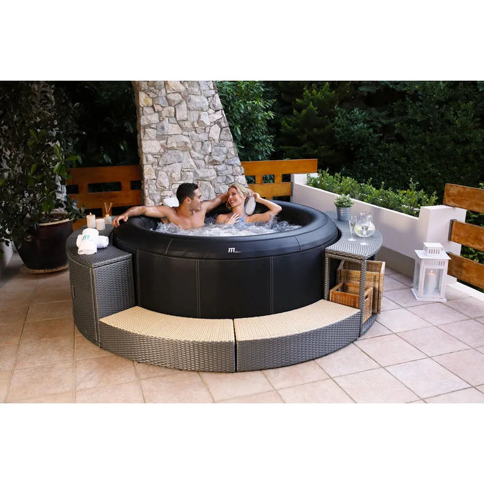 MSPA CAMARO, PREMIUM SERIES, Inflatable Hot Tub & Spa, 138 Air Bubble System, One Piece Quick Setup, Round - 6 Persons - Aqua Gear Supply