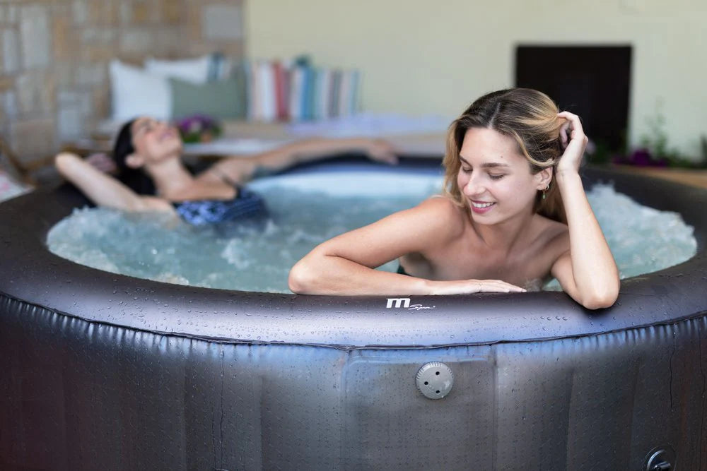 MSPA, CARLTON, MUSE SERIES, Self-Inflatable Hot Tub & Spa, Hydromassage Jets & Air Bubble System, Round - 4 Persons