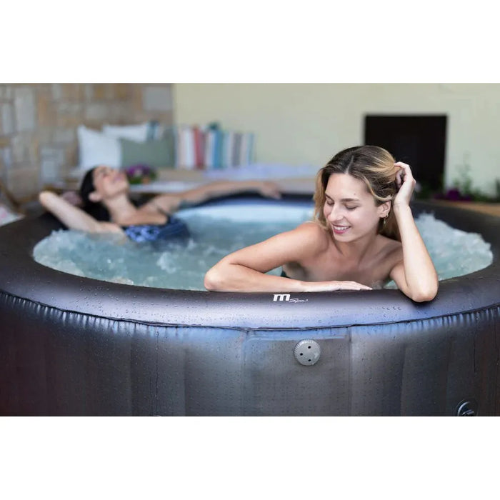 MSPA, CARLTON, MUSE SERIES, Self-Inflatable Hot Tub & Spa, Hydromassage Jets & Air Bubble System, Round - 4 Persons - Aqua Gear Supply
