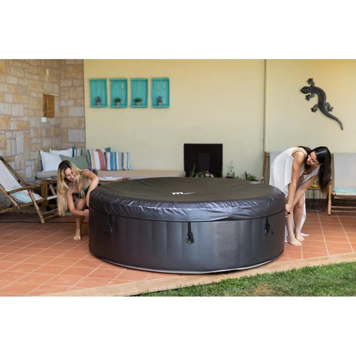 MSPA, CARLTON, MUSE SERIES, Self-Inflatable Hot Tub & Spa, Hydromassage Jets & Air Bubble System, Round - 4 Persons - Aqua Gear Supply
