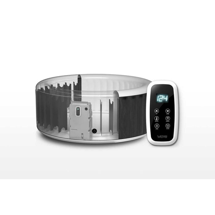Atlantic | 4/6-Person Inflatable Hot Tub | Round | Integrated Heater - Aqua Gear Supply