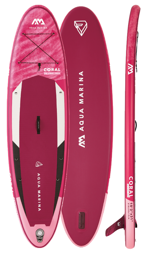 Aqua Marina CORAL 10'2" Inflatable Paddle Board All-Around Advanced SUP - Aqua Gear Supply