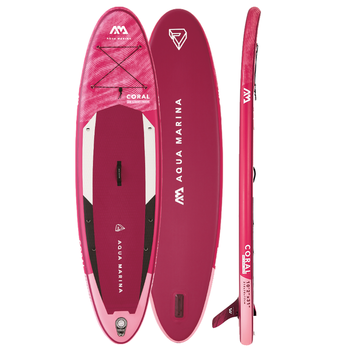 Aqua Marina CORAL 10'2" Inflatable Paddle Board All-Around Advanced SUP - Aqua Gear Supply