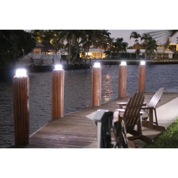 Solar Piling Light - 3 Color LED Switchable - Aqua Gear Supply