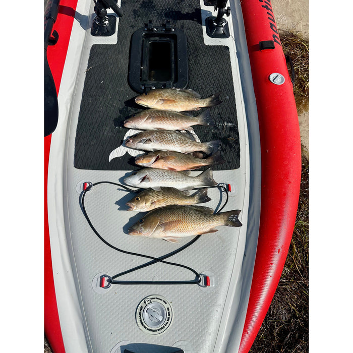 Nautiqua | ARUBA | Deluxe Paddleboard Fishing Pedal Kayak | Red - Aqua Gear Supply