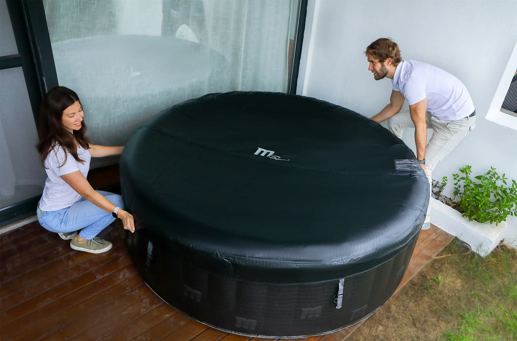 MSPA, STARRY, COMFORT SERIES, Inflatable Hot Tub & Spa, 138 Air Bubble System, LED, One Piece Quick Setup, Round - 6 Persons