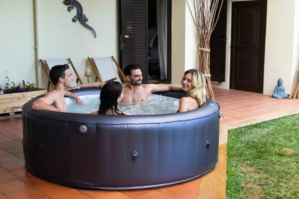 MSPA, CARLTON, MUSE SERIES, Self-Inflatable Hot Tub & Spa, Hydromassage Jets & Air Bubble System, Round - 4 Persons