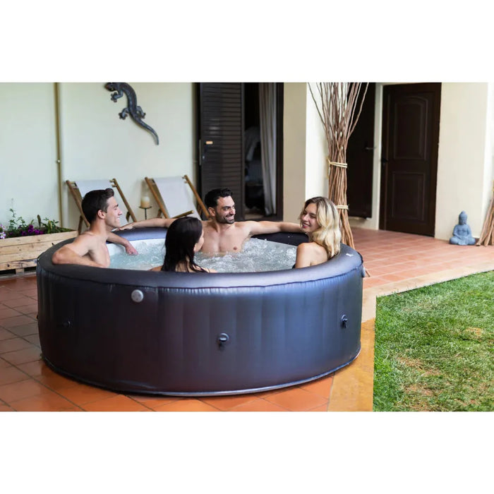 MSPA, CARLTON, MUSE SERIES, Self-Inflatable Hot Tub & Spa, Hydromassage Jets & Air Bubble System, Round - 4 Persons - Aqua Gear Supply