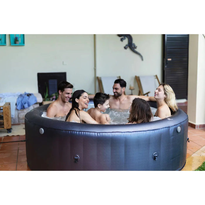 MSPA, CARLTON, MUSE SERIES, Self-Inflatable Hot Tub & Spa, Hydromassage Jets & Air Bubble System, Round - 4 Persons - Aqua Gear Supply
