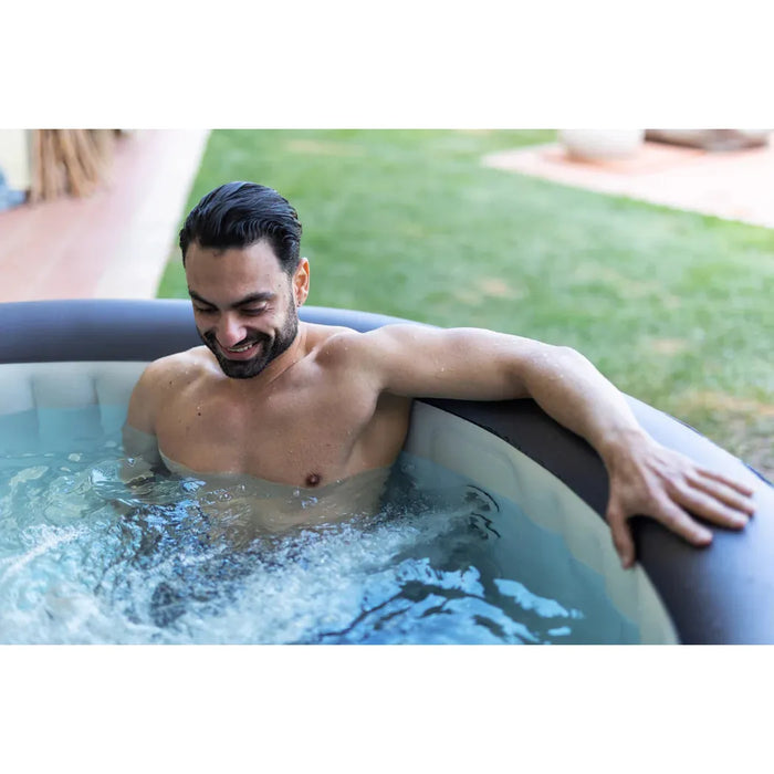 MSPA, CARLTON, MUSE SERIES, Self-Inflatable Hot Tub & Spa, Hydromassage Jets & Air Bubble System, Round - 4 Persons - Aqua Gear Supply