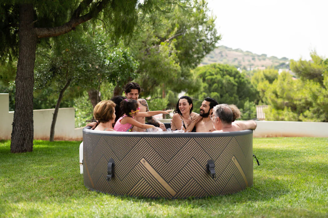 MSPA, MONO, FRAME SERIES, Rigid Inflatable Hot Tub & Spa, Wi-Fi, App Controlled, 138 Air Bubble System – 6 Person