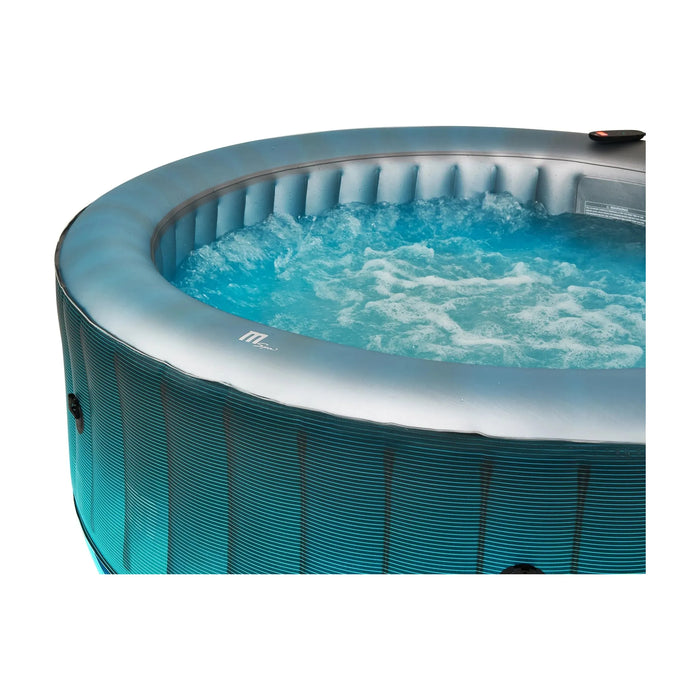 MSPA, STARRY, COMFORT SERIES, Inflatable Hot Tub & Spa, 138 Air Bubble System, LED, One Piece Quick Setup, Round - 6 Persons - Aqua Gear Supply 