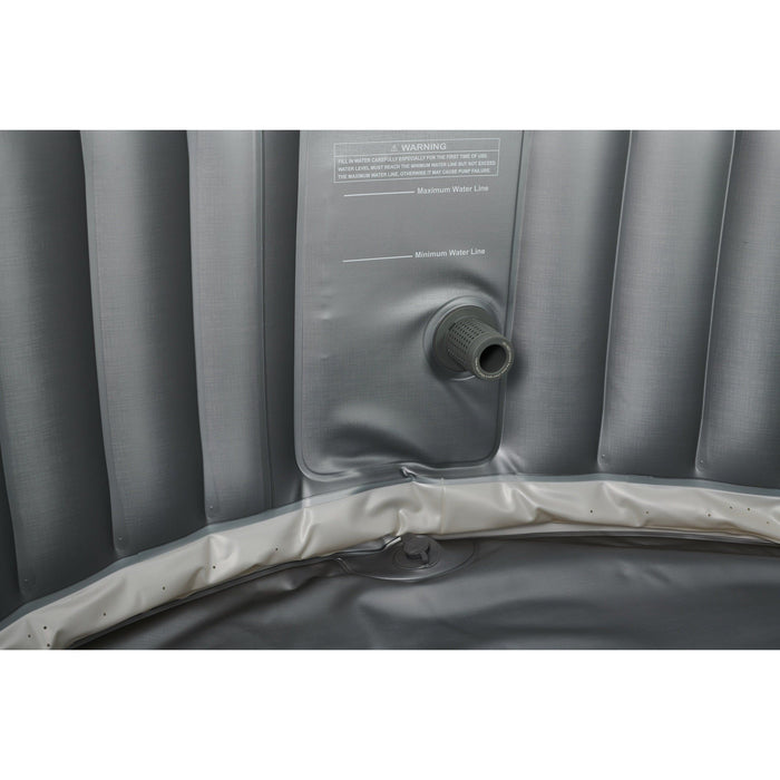 MSPA, STARRY, COMFORT SERIES, Inflatable Hot Tub & Spa, 138 Air Bubble System, LED, One Piece Quick Setup, Round - 6 Persons - Aqua Gear Supply 