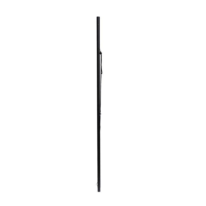 Black wiper blade on a white background