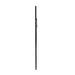 Black wiper blade on a white background