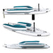 Nautiqua inflatable watercraft on a white background