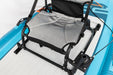 Gray seat with black frame