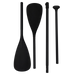 Black paddle with adjustable shaft