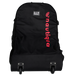 Black rolling suitcase with red 'nautica' logo