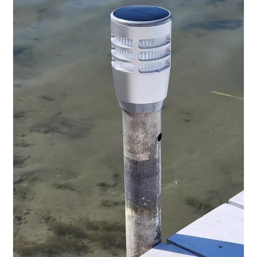 Solar Dock Post Light - Aluminum - Aqua Gear Supply