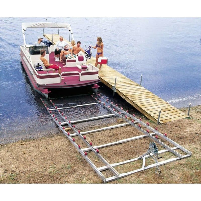 Roll-N-Go Pontoon Boat Roller Ramp System - Aqua Gear Supply