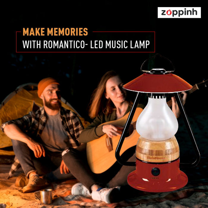 TRU De-LIGHT ROMANTICO LED All-in-One Lamp, Rechargeable, Bluetooth Music Speaker - FIRE RED / YELLOW / AUQA BLUE / GREEN / BLACK - Aqua Gear Supply