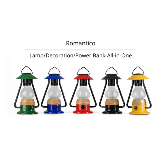 TRU De-LIGHT ROMANTICO LED All-in-One Lamp, Rechargeable, Bluetooth Music Speaker - FIRE RED / YELLOW / AUQA BLUE / GREEN / BLACK - Aqua Gear Supply