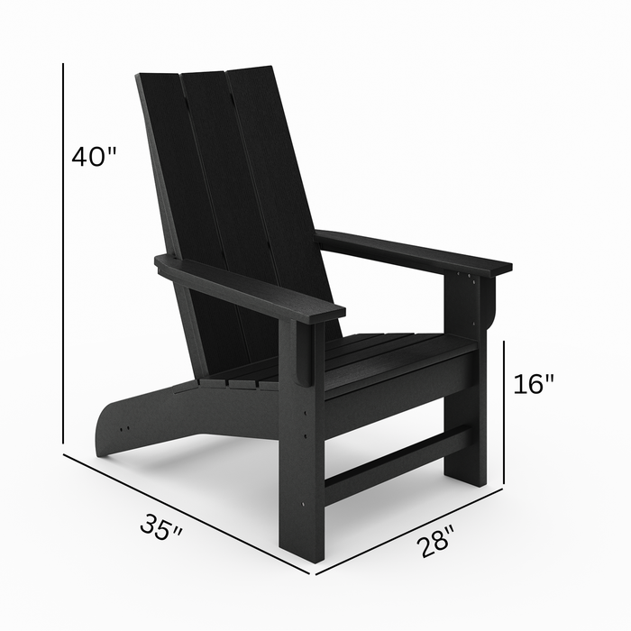 SoPoly Savannah Adirondack Chair - Aqua Gear Supply