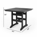 SoPoly 44" Savannah Square Counter Table - Aqua Gear Supply