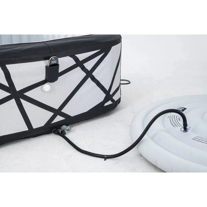 MSPA SOHO, PREMIUM SERIES, Inflatable Hot Tub & Spa, 132 Air Bubble System, One Piece Quick Setup, Square - 6 Persons - Aqua Gear Supply 