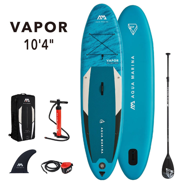 Aqua Marina VAPOR 10'4" Inflatable Paddle Board All-Around SUP - Aqua Gear Supply