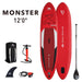 Aqua Marina MONSTER 12'0" Inflatable Paddle Board All-Around SUP - Aqua Gear Supply