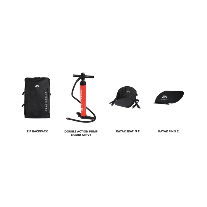 Aqua Marina TOMAHAWK AIR-K 14'5" Inflatable High Pressure Speed Kayak / Canoe - Aqua Gear Supply