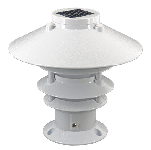 Solar Pagoda Piling Light - 3 Color LED Switchable - Aqua Gear Supply