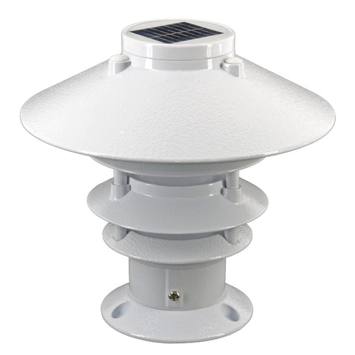 Solar Pagoda Piling Light - 3 Color LED Switchable - Aqua Gear Supply