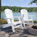 SoPoly St Simons Curved Back Adirondack Chair - Aqua Gear Supply
