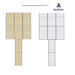 Alumidock double deck layout package plan with dimensions 16' x 15'.