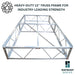 Heavy-duty 13-inch truss frame with industry-leading strength on a white background, featuring Patriot Docks branding.